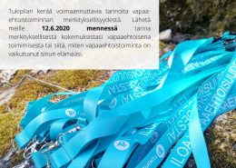 Kerro meille tarinasi. Tukipilari kerää voimaannuttavia tarinoita vapaaehtoistoiminnan merkityksellisyydestä. Lähetä meille 12.6.2020 mennessä tarina merkityksellisestä kokemuksestasi vapaaehtoisena toimimisesta tai siitä, miten vapaaehtoistoiminta on vaikuttanut sinun elämääsi.