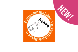 Puhevammaisten vertaistuki yhdistys ry Puhevammaisten vertaistuki yhdistys ry logo